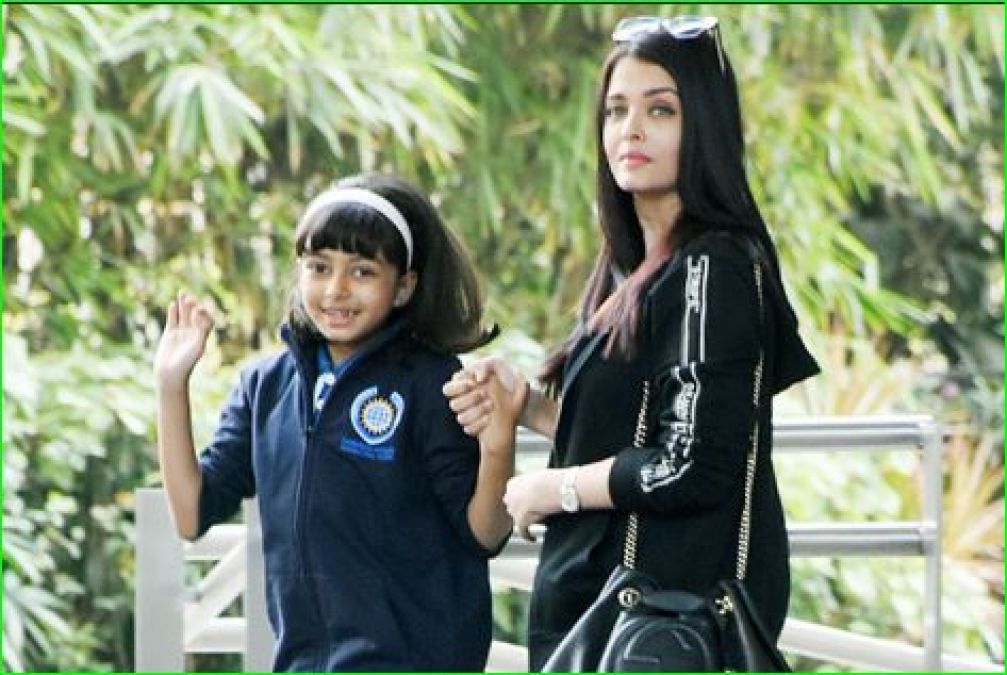 Aaradhya Bachchan goes out with mother for lunch date, photos go viral
