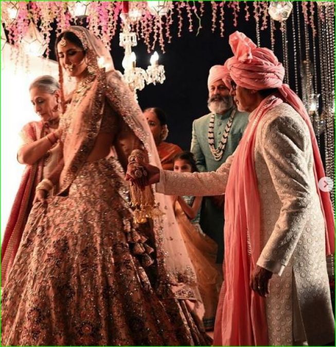 कैटरीना कैफ़ की शादी में जमकर नाचे अमिताभ और जया बच्चन, वायरल हो रहीं हैं तस्वीरें