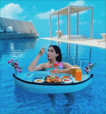 Sara Ali Khan Shares Her Maldives Photos, See Here