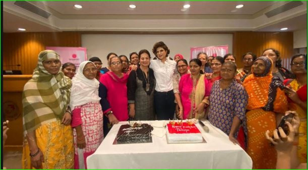 Tahira Kashyap celebrates her birthday with breast cancer survivors