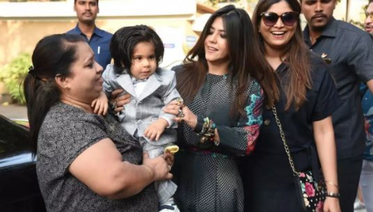 Picture of Ekta Kapoor's son surfaced for first time, many stars arrived at birthday party