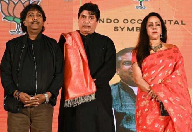 Bollywood's dream girl launches four songs for West Bengal's election campaign