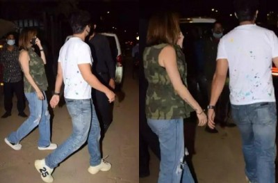 Hrithik's wife spotted on dinner date with Arslan Goni late at night