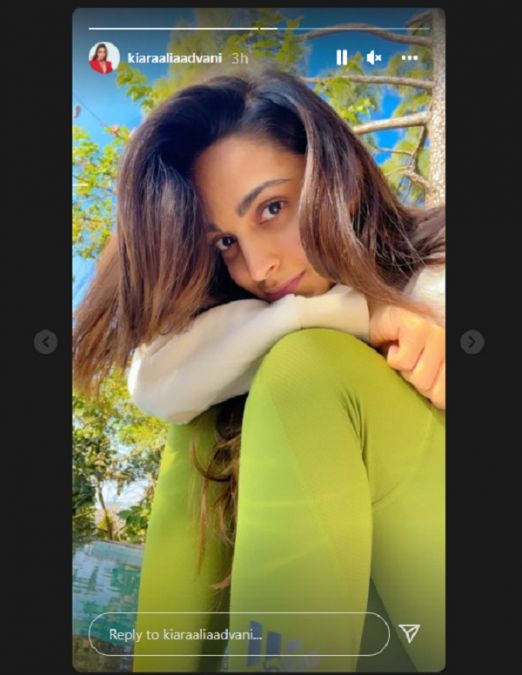 Kiara Advani is seen enjoying nature openly