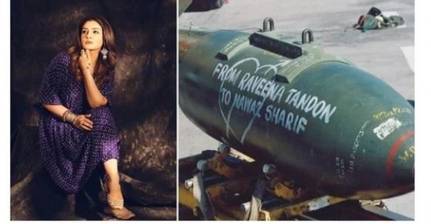 When the Indian Army wrote on the bomb, 'From Raveena Tandon to Nawaz Sharif'