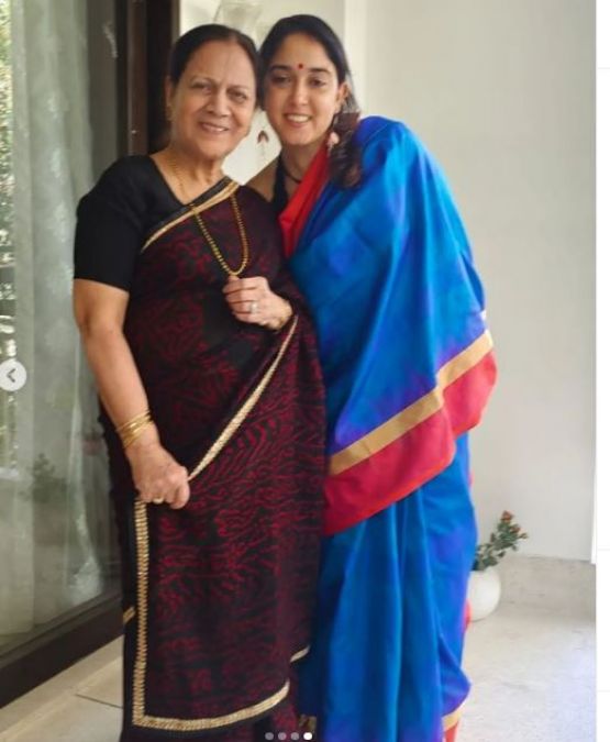 दादी की साड़ी पहनकर आमिर खान की बेटी ने करवाया फोटोशूट