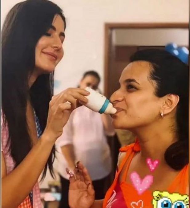 Katrina Kaif arrives in the baby shower of her friend, see pic here