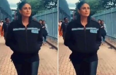 अंग्रेजी मीडियम : सेट से करीना का वीडियो वायरल, पुलिस की वर्दी में दिखाया रौब