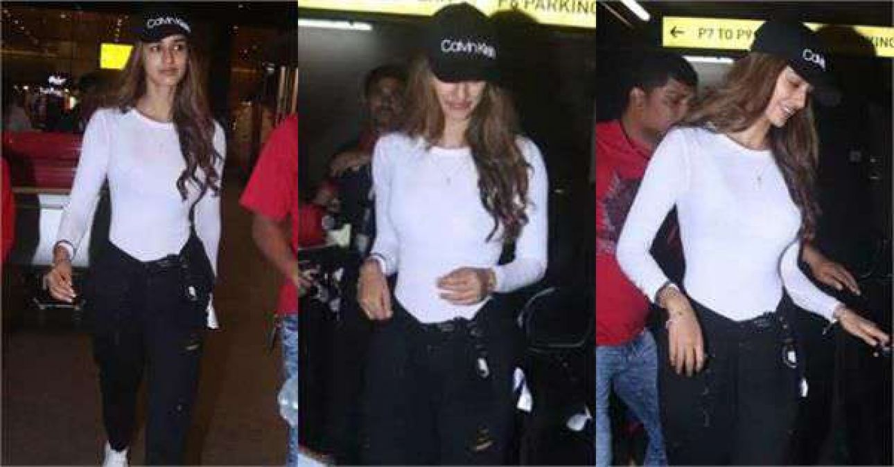 Fans get Injured on Seeing The Stunning Look Of Disha At Airport, Photos Went Viral