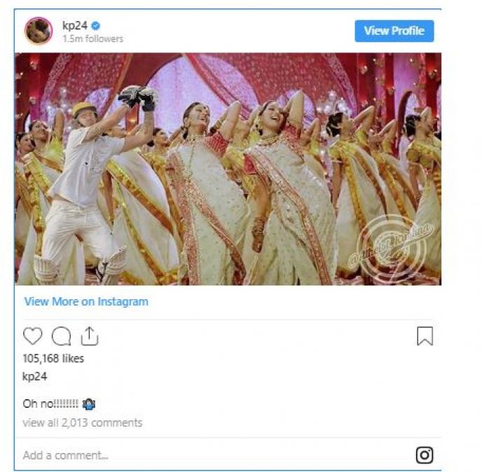 This foreign Cricketer danced with Aishwarya-Madhuri on Dola Ray Dola Song, Photos went Viral