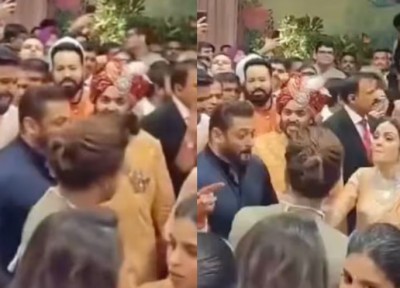 VIDEO! अपनी शादी में जमकर नाचे अनंत अंबानी, सलमान खान संग झूमे मुकेश अंबानी