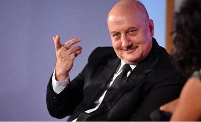 Anupam Kher announces his 519th film from a height of 36000 feet