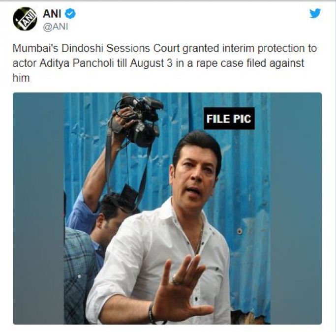 Interim relief is given to Aditya Pancholi in the rape case
