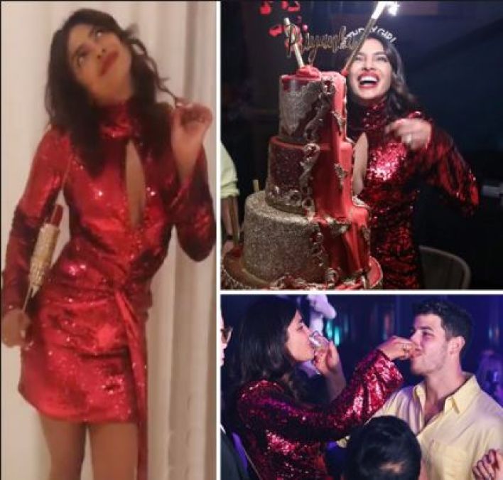Priyanka's birthday party look was very expensive, the dress and clutch price startle you!