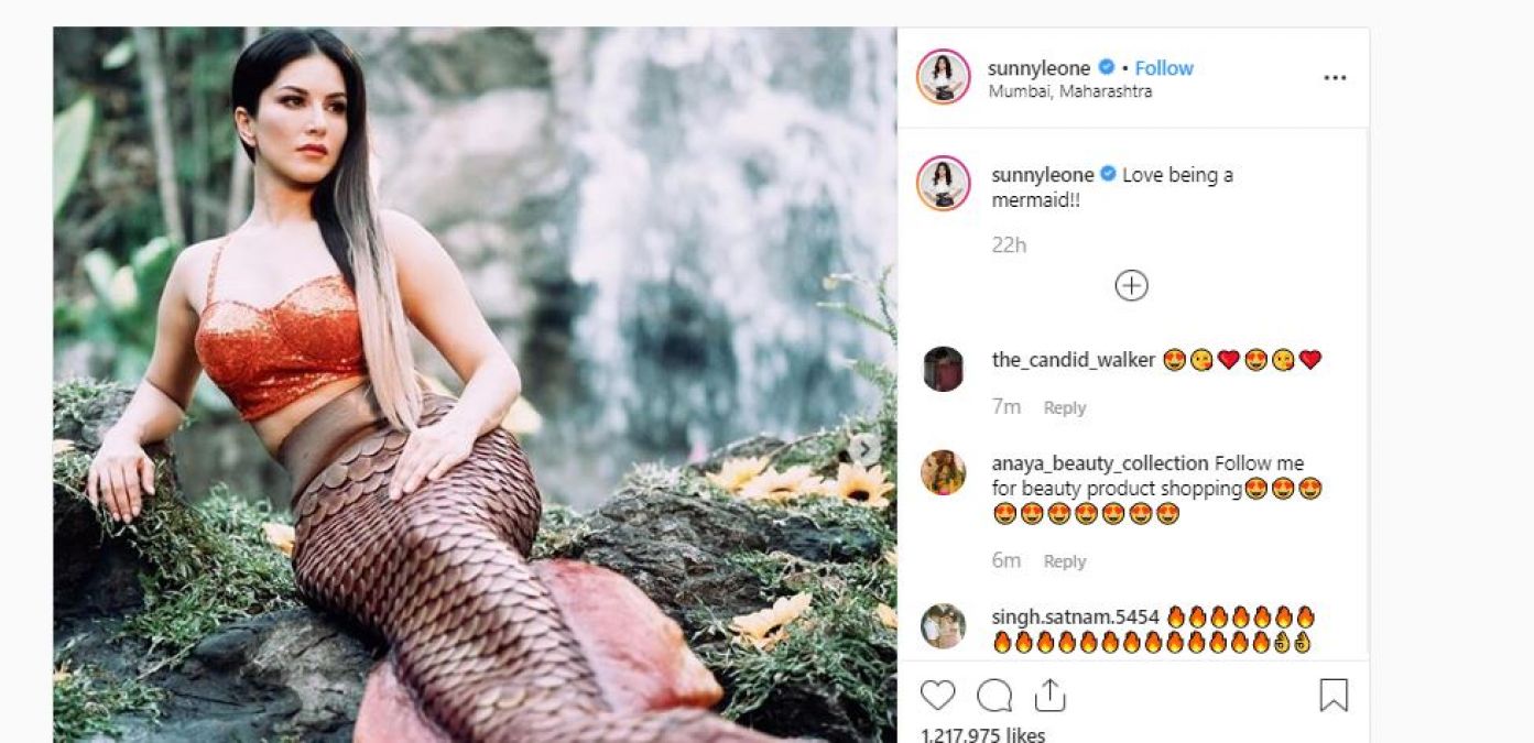 Sunny Leone looks like Mermaid, fans made this comments