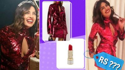 Priyanka's birthday party look was very expensive, the dress and clutch price startle you!