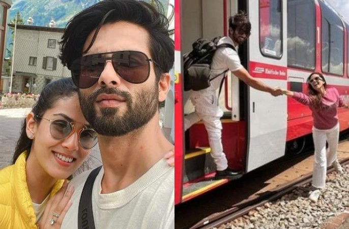 Shahid and Mira once again create DDLJ's iconic scene