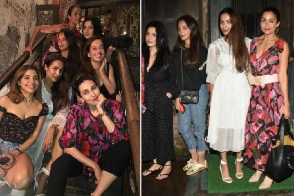 On her way back from the holiday, Malaika had fun with her girl gang; see photos!