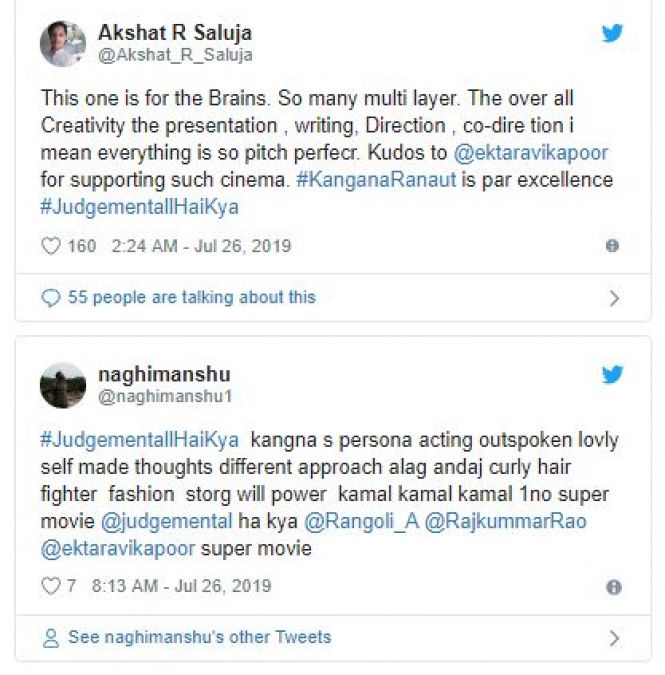 Judgemental Hai Kya: People too well-loved Kangana-Rajkumar's film, said, 