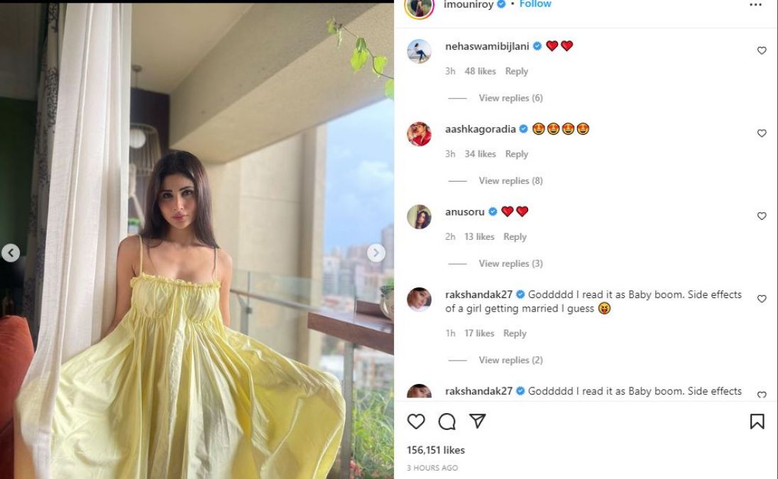 Mouni Roy is pregnant! Actress wrote a shocking thing in the comment