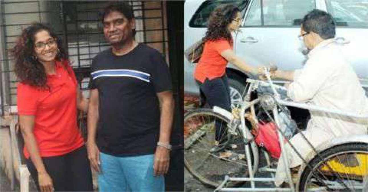 Johnny Lever's daughter is no less generous than him, helped poor on the street