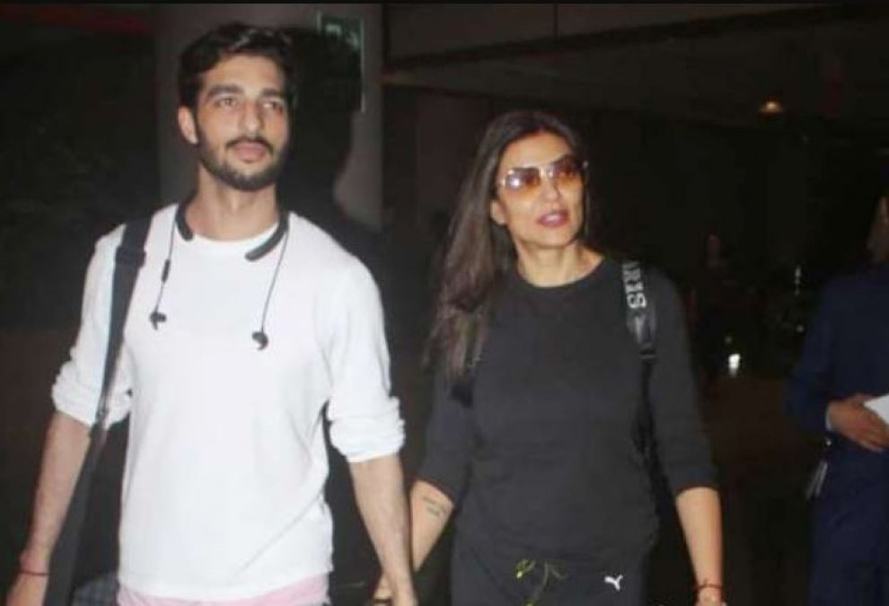 Sushmita Sen and boyfriend Rohman Shawl get spotted at the airport ...