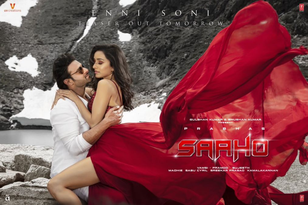 Enni Soni: Another romantic poster of Saaho's new song will be released today