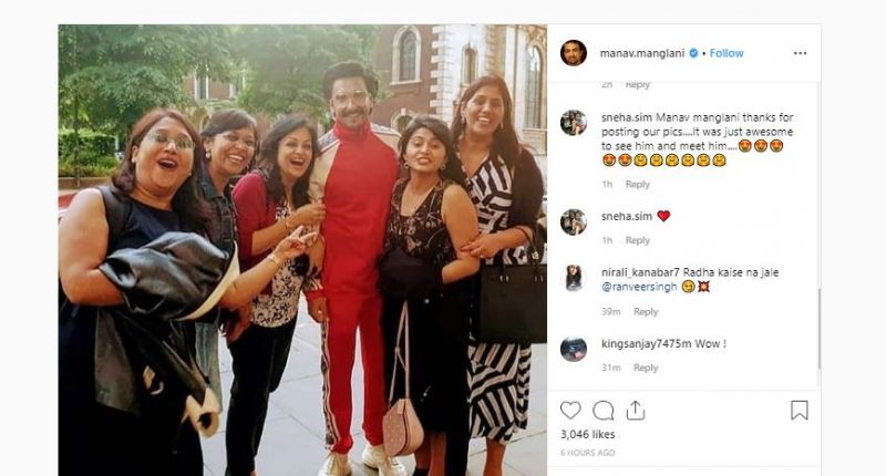 Ranveer Singh clicks pictures with women in London