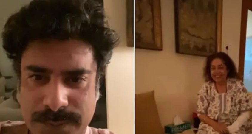Kiran Kher seen in Sikander Kher's live video after cancer diagnosis, thanked fans