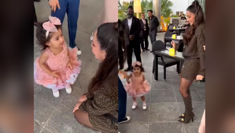 VIDEO: छोटी बच्ची को बार-बार किस करते दिखीं नोरा, बच्ची ने किया बेहतरीन डांस