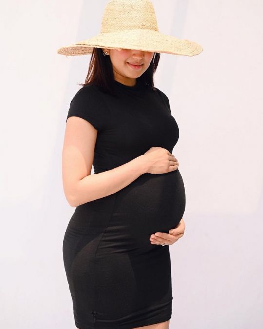 Pranita Subhash, who is enjoying the last stage of pregnancy, can become a mother anytime