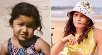 Alia Bhatt shares a then and now post on her social handle, fans commenting furiously