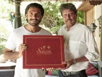 This special gift from Kapil Dev to Ranveer Singh photo surfaces over the internet!