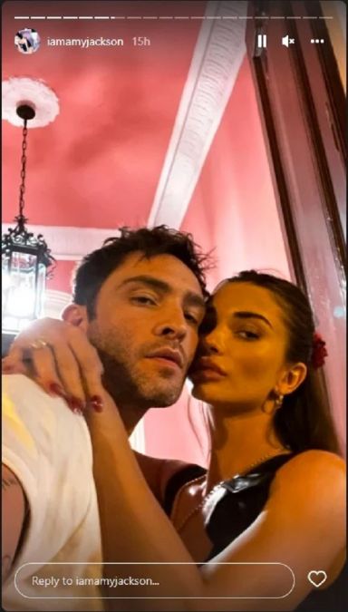 Amy Jackson seals her relationship with Ed Westwick