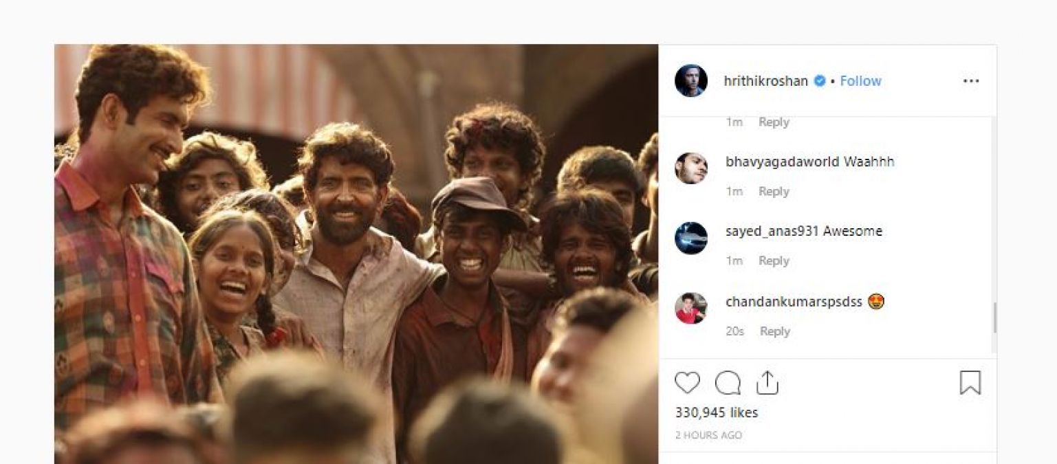 Super 30: New poster creates a sensation; Hrithik gives a big difference!