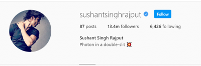 Sushant Singh Rajput's Instagram followers increasing after his death
