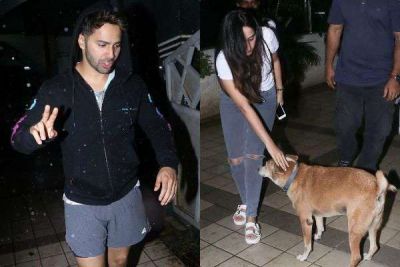 Varun arrived at Fathers' Office with Girlfriend; see what she did there!