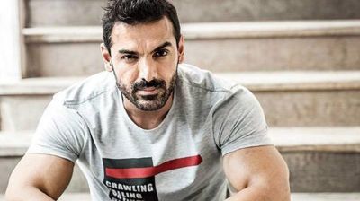 John Abraham leaves town and goes to his village in his Lamborghini