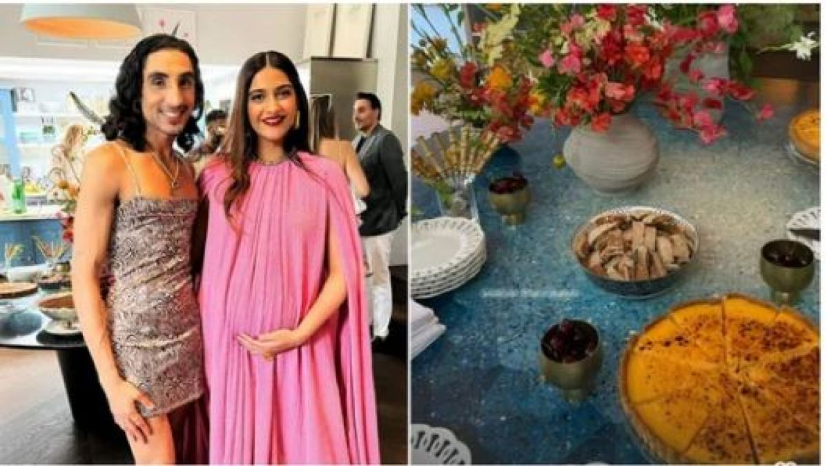 Photos of Sonam Kapoor's baby shower surfaced, celebrated with great pomp
