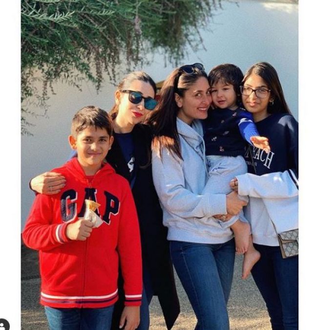 'Bebo' along with sister and son, enjoying her vacations in London