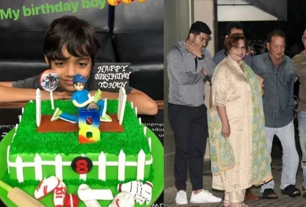 Check out the pic of specia birthday cake of Sohail Khan's son