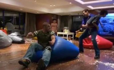VIDEO: Check out how Salman Khan saved his nephew from falling