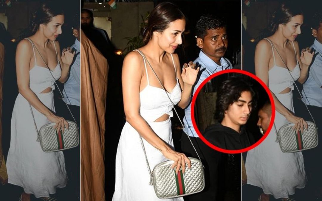 Malaika arrived at the dinner with her son wearing this dress, got trolled!