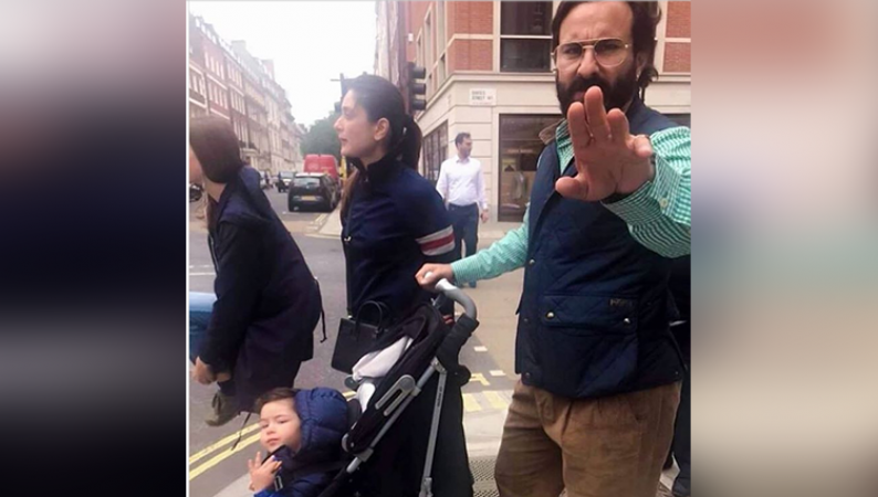 Video: लंदन में तैमूर की तस्वीर लेने पर भड़के सैफ, थप्पड़ मारने के लिए हाथ उठाकर कह दी ये बात