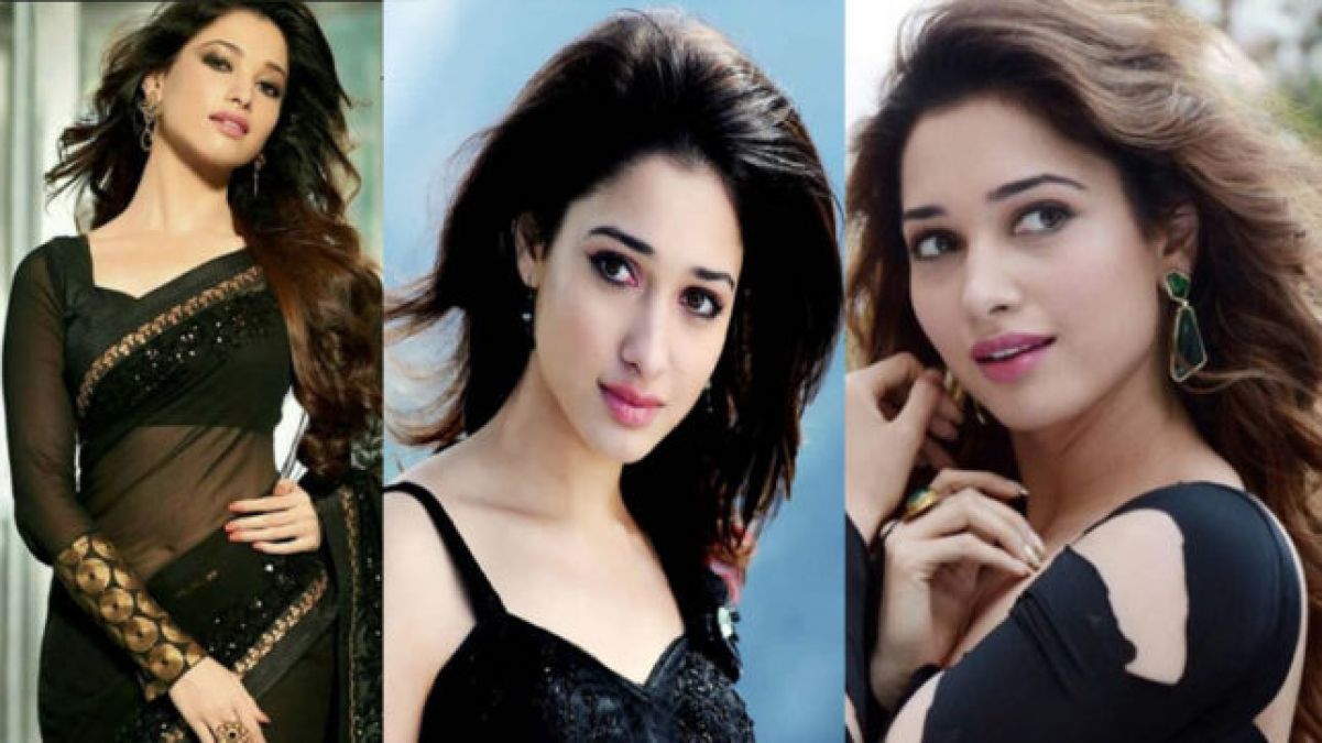 Tamannah Bhatia looks Beautiful in a black gown; watch the video!