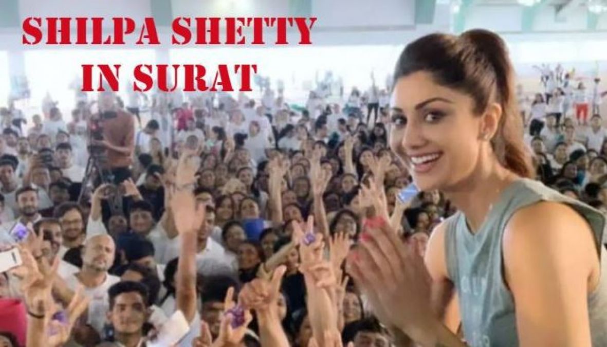 Shilpa Shetty shared a video of yoga practice in Surat