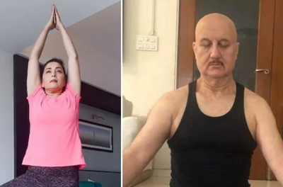 Bollywood celebs from Madhuri Dixiti to Anupam Kher delivers great message on Yoga Day