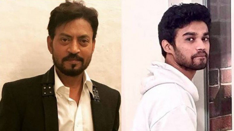 Irrfan Khan's son Babil throwback photo with father irrfan khan, fans asked questions