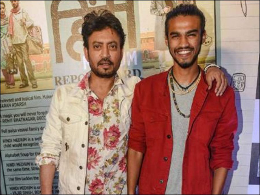 Irrfan Khan's son Babil throwback photo with father irrfan khan, fans asked questions