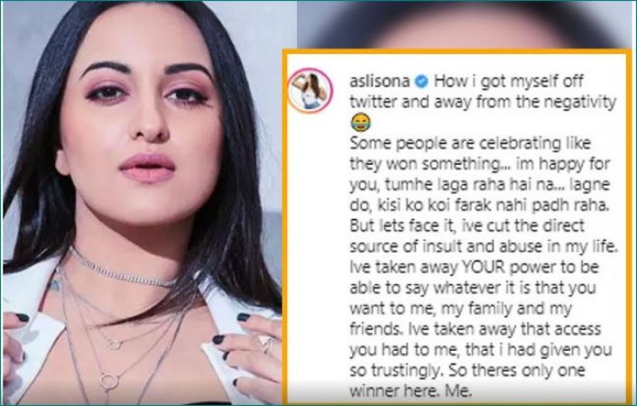 Sonakshi shares this video to answer trollers, Watch here